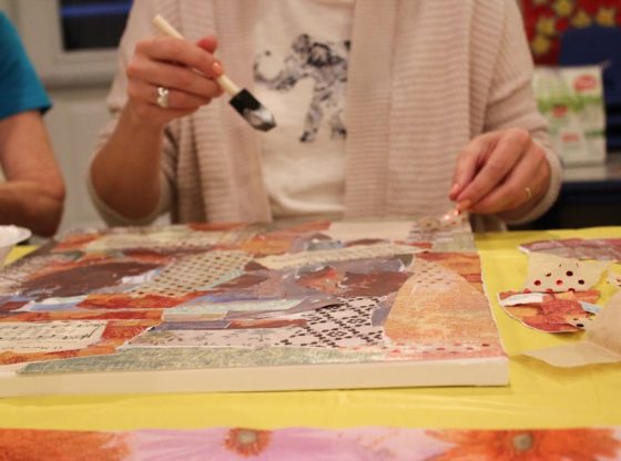Photo "Art therapy for seniors – discover creative forms of mental support"